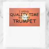 Kwaliteitstechnop Rechthoekige Sticker (Tas)