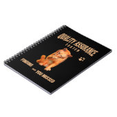 Kwaliteitstester Kattenhumor Notitieboek (Linkerzijde)