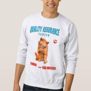 Kwaliteitstester Kattenhumor Trui