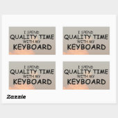 Kwaliteitstests Rechthoekige Sticker voor toetsenb (Vel)