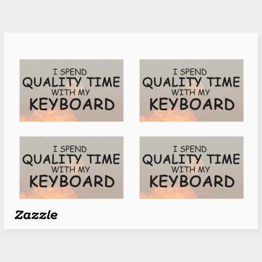 Kwaliteitstests Rechthoekige Sticker voor toetsenb (Vel)