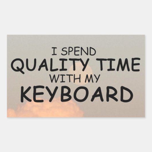 Kwaliteitstests Rechthoekige Sticker voor toetsenb (Voorkant)