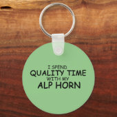 Kwaliteitstijd alp Horn Sleutelhanger (Achterkant)