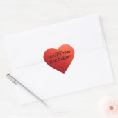 Kwaliteitstijd Alto Clarinet Heart Sticker (Envelop)
