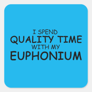 Kwaliteitstijd Euphonium Square Sticker