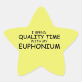Kwaliteitstijd Euphonium Star-Sticker Ster Sticker (Voorkant)
