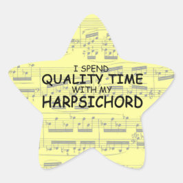 Kwaliteitstijd Harpsichord Star-Sticker Ster Sticker