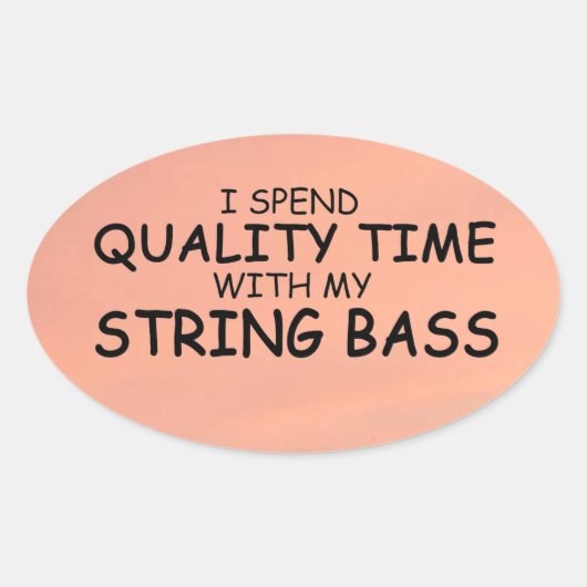 Kwaliteitstijd Koord Ovaal Sticker (Voorkant)