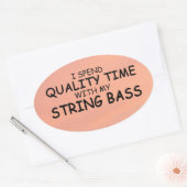 Kwaliteitstijd Koord Ovaal Sticker (Envelop)