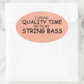 Kwaliteitstijd Koord Ovaal Sticker (Tas)