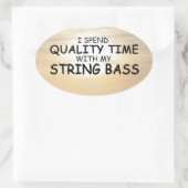 Kwaliteitstijd Koord Ovaal Sticker (Tas)