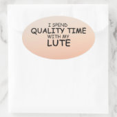 Kwaliteitstijd Lute Oval Sticker (Tas)