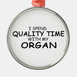 Kwaliteitstijd Orgaan Metalen Ornament