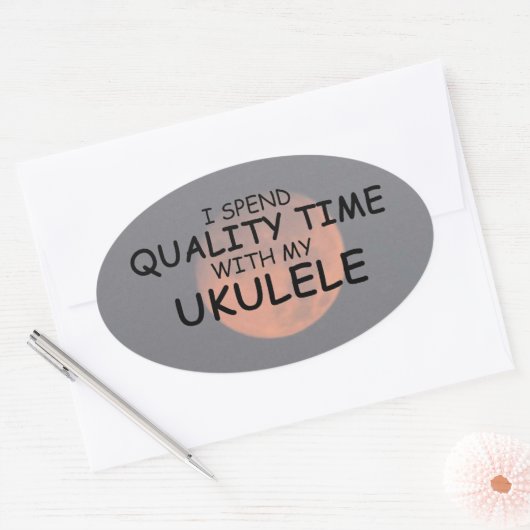 Kwaliteitstijd Ovale Sticker (Envelop)