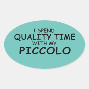 Kwaliteitstijd Piccolo Oval Sticker