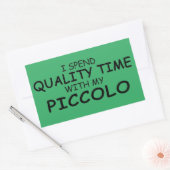 Kwaliteitstijd Piccolo Rechthoekige Sticker (Envelop)
