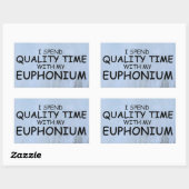 Kwaliteitstijd Rechthoekige euphonium-Sticker Rechthoekige Sticker (Vel)