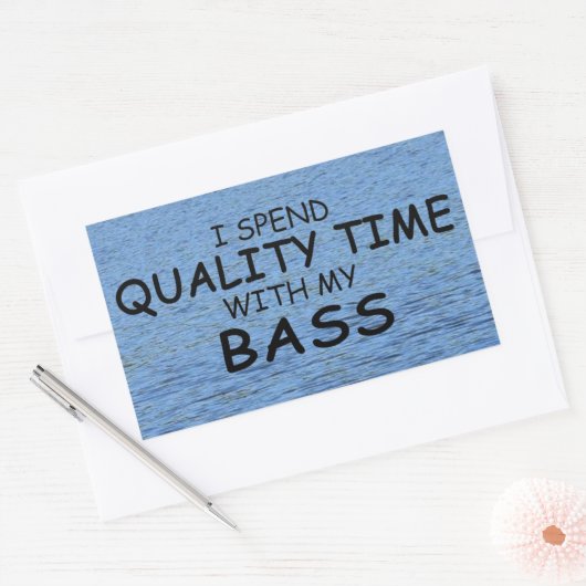 Kwaliteitstijd - Rechthoekige Sticker (Envelop)