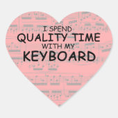 Kwaliteitstijd Sticker hart toetsenbord (Voorkant)