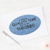 Kwaliteitstijd Theorbo Oval Sticker (Envelop)