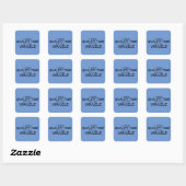 Kwaliteitstijd Ukulele Square Sticker (Vel)