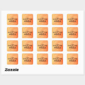 Kwaliteitstijd Ukulele Square Sticker (Vel)