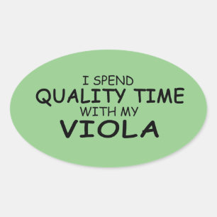 Kwaliteitstijd Viola Oval Sticker