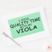 Kwaliteitstijd Viola Rechthoekige Sticker (Envelop)