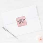 Kwaliteitstijd Viola Square Sticker (Envelop)
