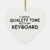 Kwaliteitstijdtoetsenbord Keramisch Ornament (Voorkant)