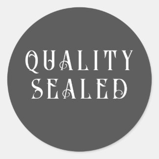 KWALITEITSVERZEGELD etiket voor verpakking
