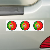 kwaliteitsvlag Portugal Roundel Bumpersticker (Op auto)