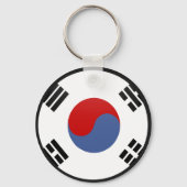 Kwaliteitsvlag Zuid-Korea Sleutelhanger (Voorkant)