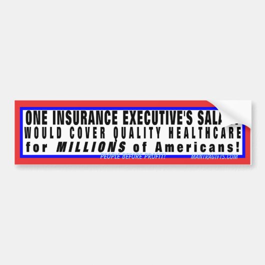 Kwaliteitszorg is betaalbaar bumpersticker (Voorkant)