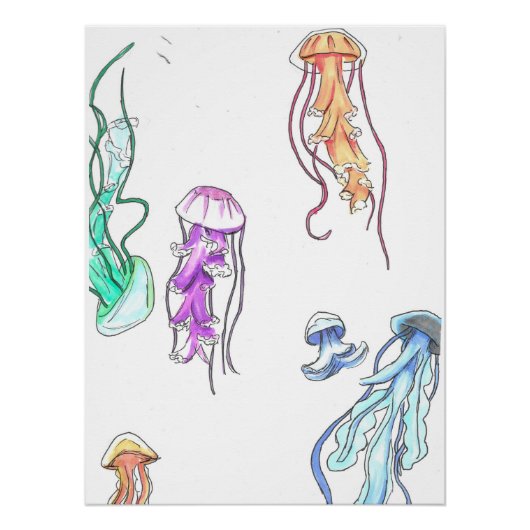 Kwallen Art Print Perfect Poster (Voorkant)