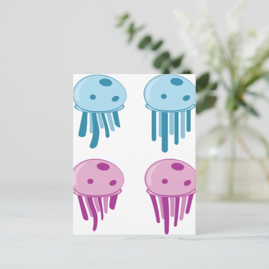 kwallen briefkaart (Staand voorkant)