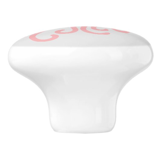 Kwallen Ceramic Pull Keramische Knop (Zijkant)