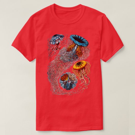  kwallen door Ernst Haeckel 1 T-shirt (Design voorkant)