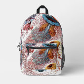  kwallen door Ernst Haeckel, Discomedusae Bedrukte Rugzak (Voorkant)