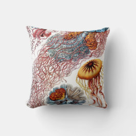 kwallen door Ernst Haeckel, Discomedusae Kussen