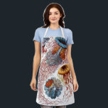 kwallen door Ernst Haeckel, Discomedusae Schort<br><div class="desc">illustratie van het biologie van het mariene leven van Ernst Haeckel. In de wateren van het zee zwemmen allerlei kleurrijke kwallen. Jonge vissen zijn waterdieren die vrij zwemmen met een parapluvormig lichaam en lange sleeptentakels. Ze zijn te vinden in alle oceanen en sommige in zoetwatermeren en rivieren.</div>