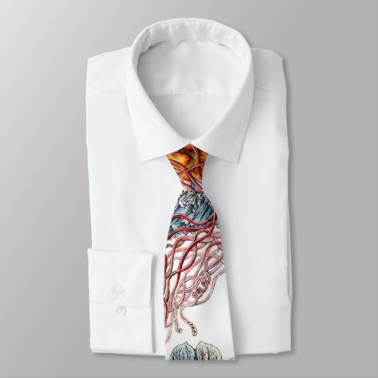 kwallen door Ernst Haeckel, Discomedusae Stropdas (Gebonden)