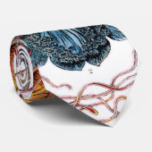  kwallen door Ernst Haeckel, Discomedusae Stropdas (Opgerold)