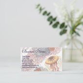  kwallen door Ernst Haeckel, Discomedusae Visitekaartje (Staand voorkant)