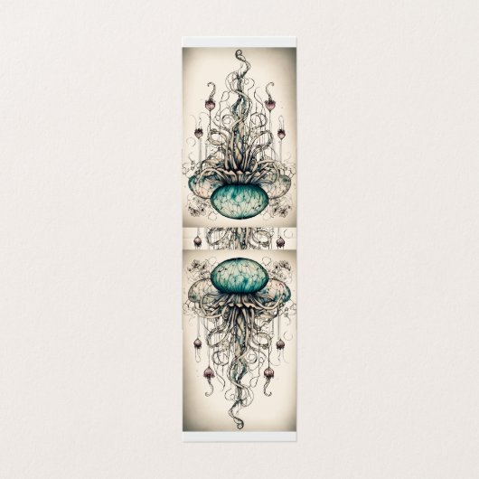 Kwallen Elegantie: T-Shirt Design geïnspireerd doo Visitekaartje (Buitenkant ongevouwen)