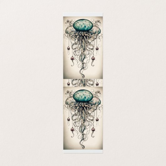 Kwallen Elegantie: T-Shirt Design geïnspireerd doo Visitekaartje (Binnenkant ongevouwen)