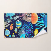 Kwallen en vissen: Deep Zee Delight Bad Handdoek (Handdoek)
