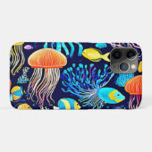 Kwallen en vissen: Deep Zee Delight Case-Mate iPhone Case (Achterkant (horizontaal))