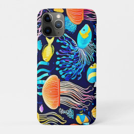 Kwallen en vissen: Deep Zee Delight Case-Mate iPhone Case