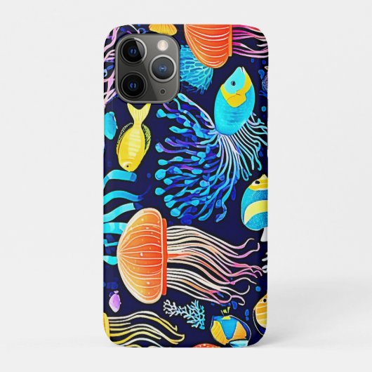 Kwallen en vissen: Deep Zee Delight Case-Mate iPhone Case (Achterkant)